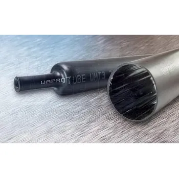 elektrický kabel wpr5873 smrštitelná trubice s lepidlem 3:1 UV 40/12 mm černá WAPRO WMT3-400-00