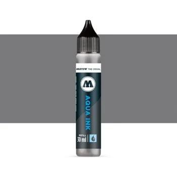 Akvarelový inkoust MOLOTOW Refill Ink pro Aqua, neutral grey 02