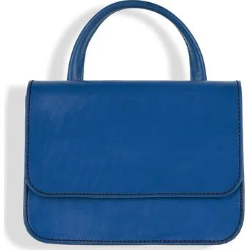 Kabelka Eggo Collet malá dámská kožená kabelka Modrá
