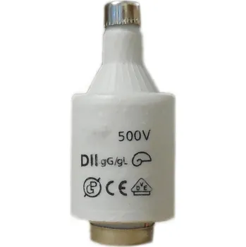 120 G Pojistková vložka E27 DII gL-gG 500V 20A zpožděná