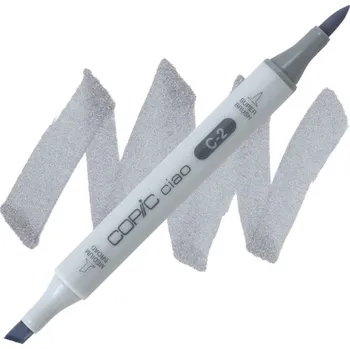Lihová fixa COPIC Ciao oboustranná Brush & Chisel, C2 Cool gray 2
