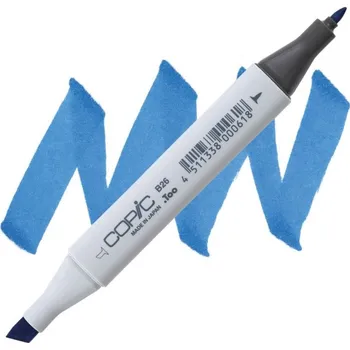 Lihová fixa COPIC Classic oboustranná Fine & Chisel, B26 Cobalt blue