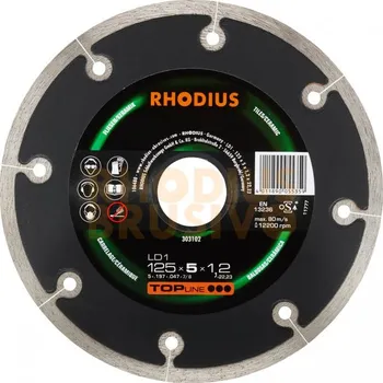 Řezný kotouč Rhodius kotouč diamantový TOP Line LD1, dělený segment 125 mm - 053-303102