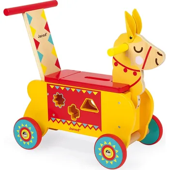 Odrážedlo Janod Dřevěné odrážadlo Lama