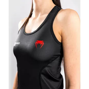 Dámské sportovní tílko Venum UFC Performance Institute Dry Tech - Black/Red Velikost: S