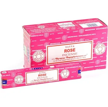 Vonná tyčinka SANU BABU Vonné tyčinky Satya - Rose, 15g