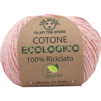 Příze Příze Filati Tre Sfere Cotone ecologico růžová (Značka Filati Tre sfere)