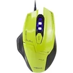 E-Blue Myš Mazer, optická, 6tl., drátová USB, zelená 2500dpi