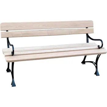 Zahradní lavice Zahradní lavička KRÁLOVSKÁ s područkami, natur