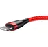 Datový kabel Baseus Cafule USB / Lightning 0,5 m červený