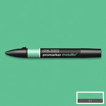 Pigmentová fixa WINSOR & NEWTON Promarker Fine & Round, METALLIC GREEN