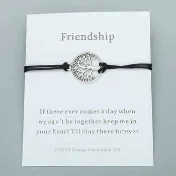 Náramek Náramek strom života friendship/přátelství - černý