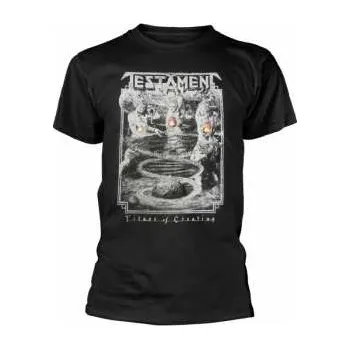 Merch Testament: Tričko Titans Of Creation (grey) Europe 2020 Tour L 2020