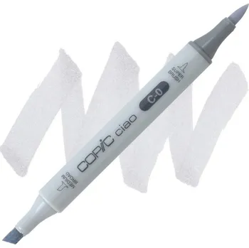 Lihová fixa COPIC Ciao oboustranná Brush & Chisel, C0 Cool gray 0