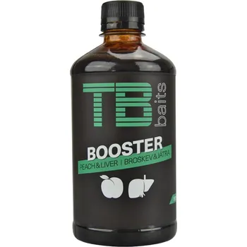 Návnadové aroma TB Baits Booster Peach Liver 500 ml