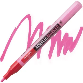AMSTERDAM Acrylic Marker 2mm, 385 quinacridone rose light