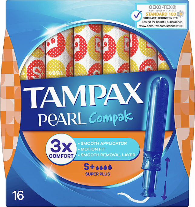 Tampax Pearl Compak Super Plus 16 Ks Od 74 Kč - Zbozi.cz