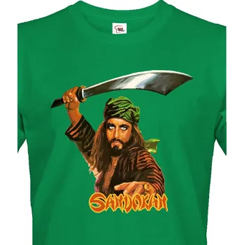 Pánské tričko Pánské tričko Sandokan, Barva Zelená, Velikost 5XL, Canvas Pánské tričko s krátkým rukávem Bezvatriko.cz 0965