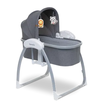 Dětská postýlka Lionelo Figgy Grey Stone