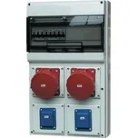 Zásuvková rozvodnice s chráničem 632 1x32A, 1x16A, 2x230V SCAME 632.3122-111F2