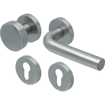 COBRA LOŽISKOVÉ KOVÁNÍ LOFT-R SB Provedení: PZ RE (klika pravá/koule), Povrch: IN - nerez