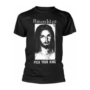 Merch Poison Idea: Tričko Pick Your King (black) L 2020