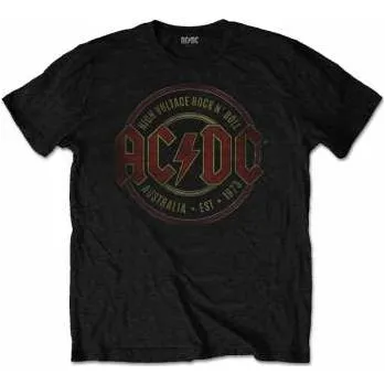 Pánské tričko Merch AC/DC: Tričko Est. 1973 M 2022