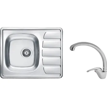 Granitový dřez ALVEUS CZ SET ALVEUS ZOOM 10 + BATERIE GRANDIA CHR