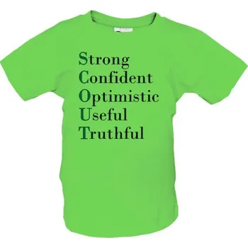 Tričko s potiskem Scout meaning dětské