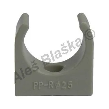 Instalatérský materiál PPR příchytka na trubku jednoduchá - 32 PPR6275