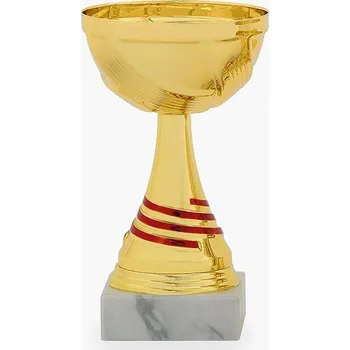 Cinkili Pohár C23044 zlatý/červený Označení: E, Výška: 11 cm, Průměr: 70 mm