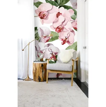 Tapeta Coloray Fototapeta Růžová orchidej Samolepící Fototapeta Vliesová 250 x 250 cm coloraydecor-f-as-98952398