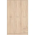 Nepo Plus Šatní skříň SZF3D2S Dub sonoma