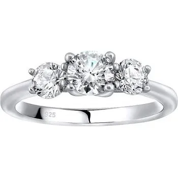 Prsten Stříbrný prsten VICTORIA se Swarovski® Zirconia velikost obvod 52 mm JJJR1141sw-obvod 52 mm