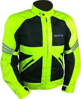 Moto bunda NERVE Go neon pánská letní na motorku S