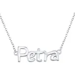 Stříbrný řetízek se jménem Petra JJJ1859-PET