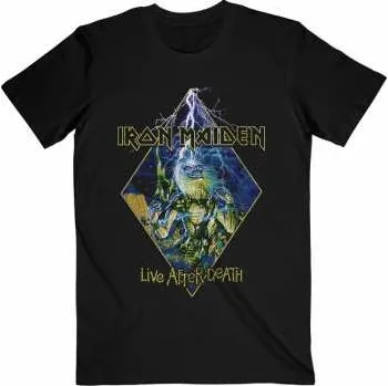 Pánské tričko Merch Iron Maiden: Tričko Live After Death Diamond XL 2022