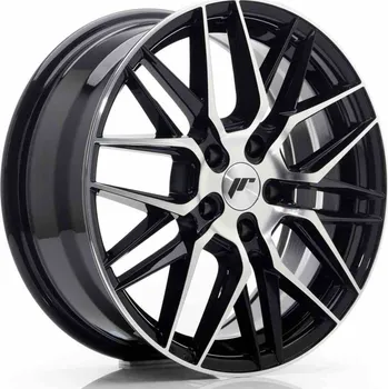 Alu kolo JR Wheels JR28 17x7 ET35 5x100 Gloss Black Machined Face