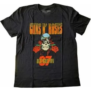 Pánské oblečení Merch Guns N' Roses: Tričko Uk Tour '87 XXL