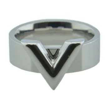 Prsten Doria Prsten z oceli stříbrný M099 Velikosť: 57