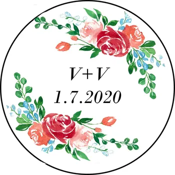 ePiPí Placky s vlastním textem - Květinový závoj Počet kusů: 100 a více kusů