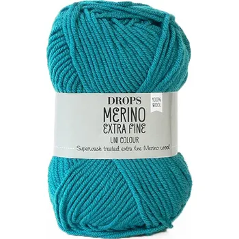 Příze Příze DROPS Merino Extra Fine uni color 28 - petrol