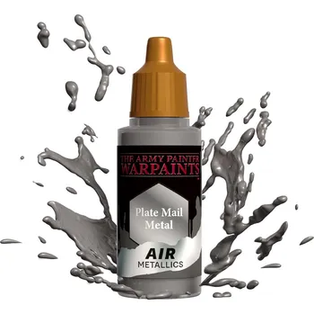 Modelářská barva Army Painter Paint Metallics: Air Plate Mail Metal 18 ml