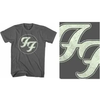 Pánské tričko Merch Foo Fighters: Tričko Gold Ff Logo Foo Fighters L