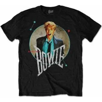 Pánské tričko Merch David Bowie: Tričko Circle Scream L