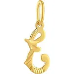 Zlatý přívěsek písmeno E SILVEGOBG10289E