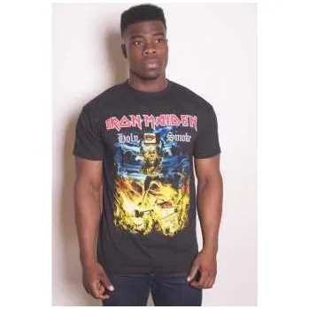 Pánské oblečení Merch Iron Maiden: Tričko Holy Smoke M 2022