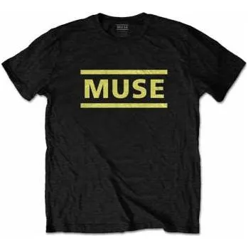 Pánské tričko Merch Muse: Tričko Yellow Logo Muse XL 2022