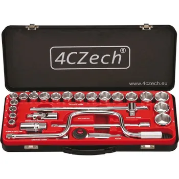 Gola sada 1/2’’ 26dílná sada nářadí 12-32mm + ráčna 72 zubů 4CZech