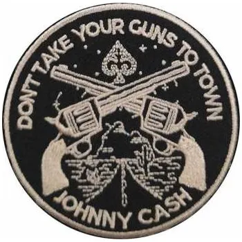 Nášivka Merch Johnny Cash: Nášivka Don't Take Your Guns